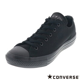 コンバース メンズ スニーカー ローカット オールスター ライト OX CONVERSE ALL STAR LIGHT OX ブラックモノクローム 黒