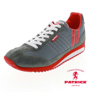 �p�g���b�N �}���\�� �����Y �J�W���A�� �X�j�[�J�[ PATRICK MARATHON 9624 �O���[
