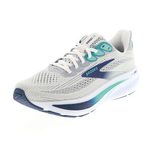 BROOKS �u���b�N�X �S�[�X�g17 �����Y �����j���O�V���[�Y ���[�J�b�g �^���C �y�� ���b�V�� Ghost 17 BRM4423 W/BLU �z���C�g/�u���[