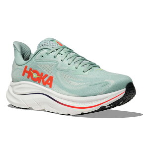 HOKA �z�J CLIFTON 10 �N���t�g�� 10 �����Y �����j���O�V���[�Y D SGNN SAGE NEON FLAME 1162030 �O���[���n �Z�[�W �^���C �y�� �}���\�� �W���M���O