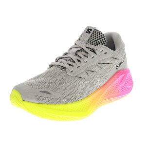 SALOMON �T������ �����Y �����j���O�V���[�Y �X�j�[�J�[ AERO GLIDE 4 GRADIENT L49228600 GrayViolet/SafetyYellow/Black �O���[ �^�� �W���M���O �X�|�[�c