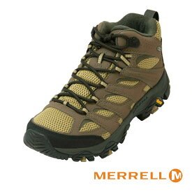 メレル MERRELL モアブ 3 シンセティック ミッド ゴアテックス GORE-TEX J500255 メンズ トレッキング シューズ アウトドア 防水 KANGAROO / COYOTE カンガルー / コヨーテ 26.0cm～28.0cm