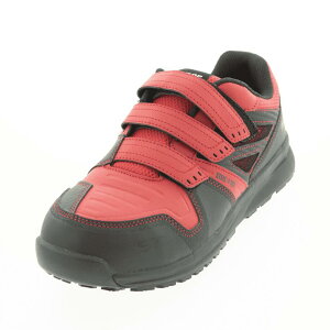 ダンロップ DUNLOP リファインド ST0202 メンズ スニーカー 安全靴 作業靴 DS0202 軽量 幅広4E 高輝度反射材 耐油性 耐滑性 レッド 赤 24.5cm〜28.0cm