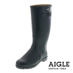 AIGLE �G�[�O�� ���f�B�[�X �����O�u�[�c ���C ���C���V���[�Y �Z�T�b�N���f�B�[ ���o�[�u�[�c ZZF3646 009 �m���[�� �u���b�N