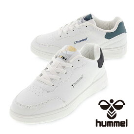 ヒュンメル マッチポイント レディース ホワイトスニーカー コートシューズ hummel MATCH PONT 222818 WHITE・BLACK/WHITE・STORMY