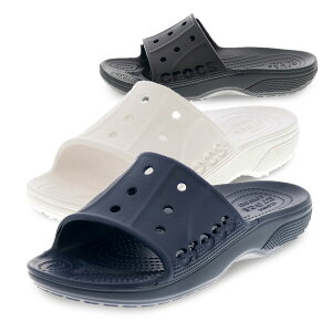crocs �N���b�N�X �o�� 2.0 �X���C�h �����Y �T���_�� �V�����[�T���_�� BAYA II SLIDE 208215 �z���C�g �l�C�r�[ �u���b�N �������i �A�E�g���b�g