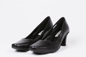 FIZZ REEN 7000 幅3E ブラック クロ 黒色 日本製 フィズリーン レディース 女性用 本革レザー 6cmヒール プレーン パンプス 冠婚葬祭 靴 22-24.5cm