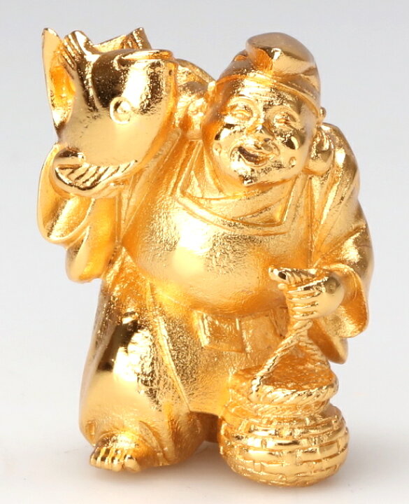楽天市場】高岡銅器 七福神 恵比寿天 金メッキ 金 縁起物 贈り物 