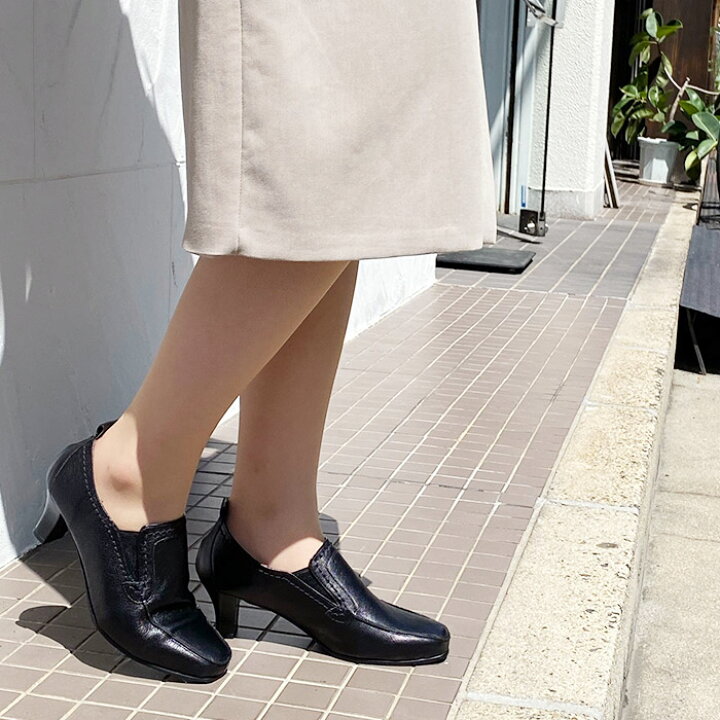 楽天市場 ディープインステップパンプス 幅広 甲高 5e 本革 ヒール はきやすい 婦人靴 痛くない 靴 おしゃれ レディースシューズ フォーマル ビジネス オフィス 通勤 靴 ゆったり 日本製 レザー 敬老の日 ギフト 5771 幅広の足に優しい婦人靴のお店