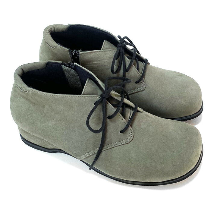 楽天市場】チャッカーブーツ 外反母趾 靴 ワイズ 5E 本革 はばひろ  