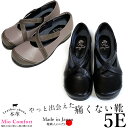 【SALE390円OFF】ストラップコンフォート シューズ パンプス ワイズ 5e　痛くない 3cm 本革 日本製 幅広 甲高 外反母趾 レザー シンプル クロス おしゃれ 靴 婦人靴 シューズ 歩きやすい 巻き爪 レディース u40