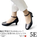 【週末800円クーポン★超ポイントバック】ワイズ 5e 本革 帯デザイン パンプス フォーマル ビジネス 卒業式 入学式 外反母趾 おしゃれ オフィス 通勤 靴 婦人靴 シューズ かわいい おしゃれ シンプル レトロ スムース かわいい ゆったり オフィス 入学式 結婚式 up48