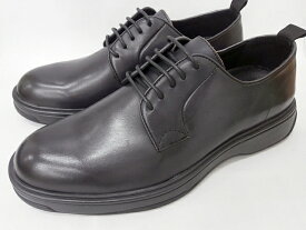 【即日発送／25.5cmのみ】Erinys Crown（エリニュス・クラウン）本革 ラウンドトゥカジュアルシューズ ER-0328（ブラック）メンズ 靴