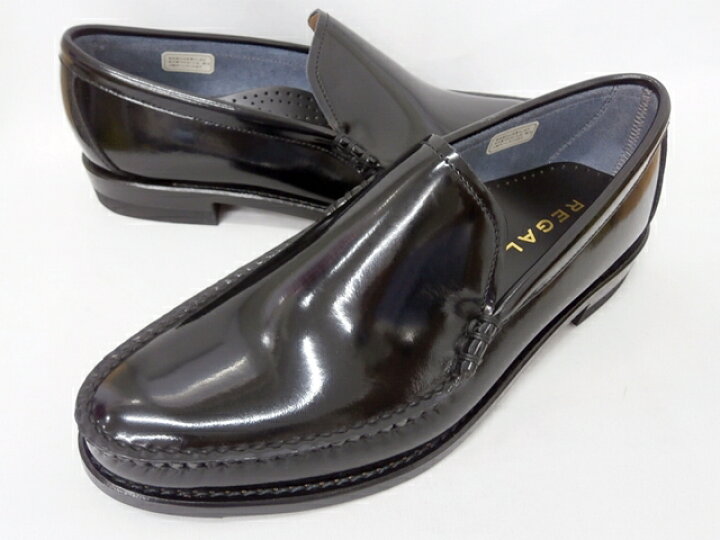 高級ブランド リーガル 靴 メンズ コブラヴァンプ スリッポンビジネスシューズ 43VR ブラック REGAL asakusa.sub.jp