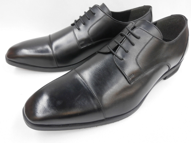 【激安！マッケイ式】 Ｒｏｂｅ ｐｌｅｉｎｅ（ロベプラン） スタイリッシュストレートチップ 本革ビジネスシューズ ＲＰ-３００２（ブラック） メンズ 靴のサムネイル