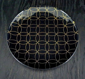 蒔絵 MAKIE 七宝 しっぽう フラットプレート S M L 漆器 漆ガラス ガラス食器 ガラス プレート 食器 食洗機対応 おしゃれ 皿 お皿 丸皿 漆塗り うるし 伝統工芸 黒江 YOSHIHIKO FUJII 贈り物 ギフト プレゼント