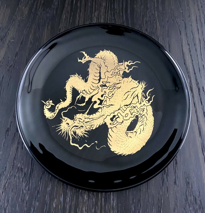 楽天市場】蒔絵 MAKIE 龍 りゅう フラットプレート S M L 漆器 漆 