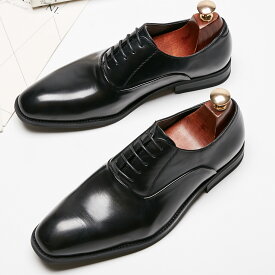 ビジネスシューズ 歩きやすい レザー 革靴 メンズ 紳士靴 皮靴 おしゃれ 男性 皮靴 結婚式 新郎 カジュアル フォーマル 冠婚葬祭 ドレスシューズ レースアップ スニーカー シューズ 靴 防滑 軽量 贈り物 プレゼント ギフト 父の日