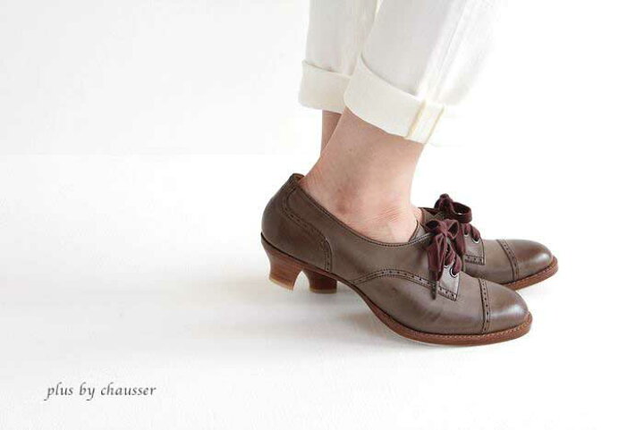 楽天市場】plus by chausser プリュス バイ ショセ キャップトゥレース 