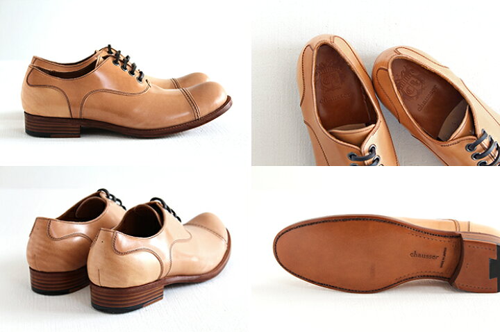 楽天市場】chausser ショセ ナチュラル コードバン レースアップ 