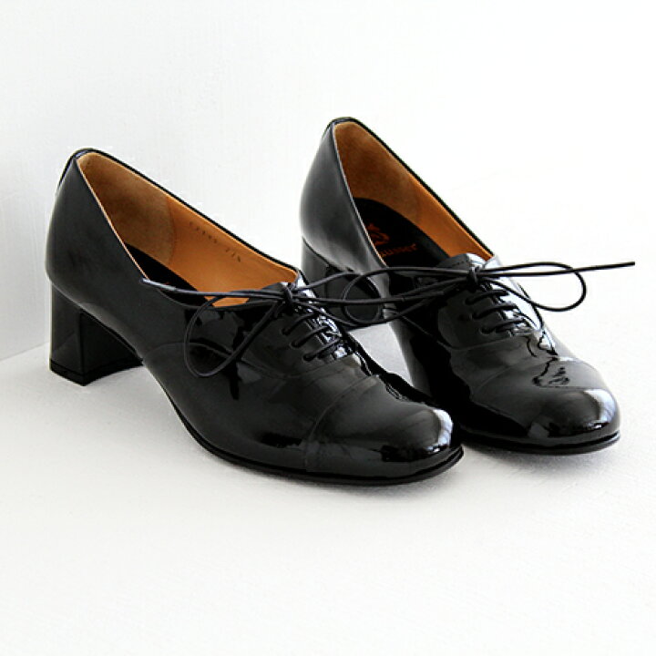 楽天市場】chausser ショセ レースアップ パンプス C-2185 black 