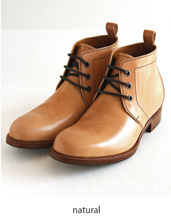 楽天市場】chausser ショセ ナチュラルコードバン チャッカブーツ C 