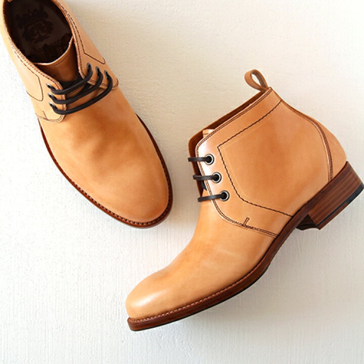 楽天市場】chausser ショセ ナチュラルコードバン チャッカブーツ C 