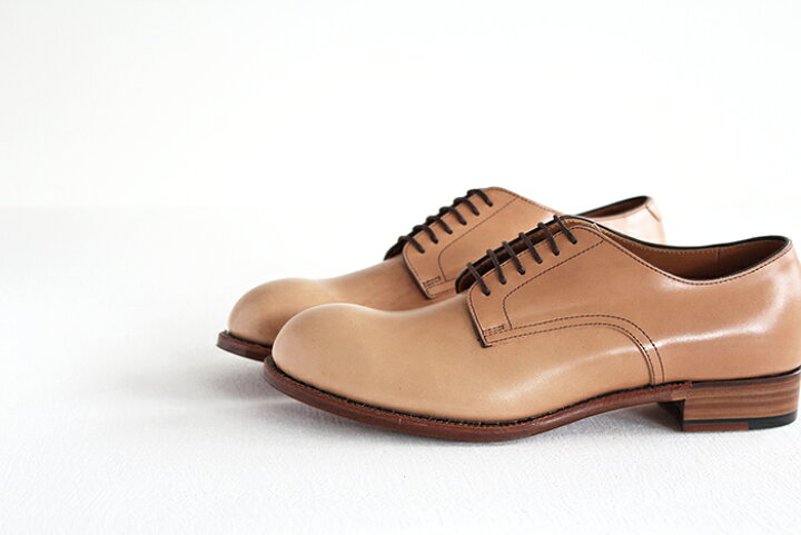 楽天市場】chausser ショセ ナチュラル コードバン プレーントゥ 