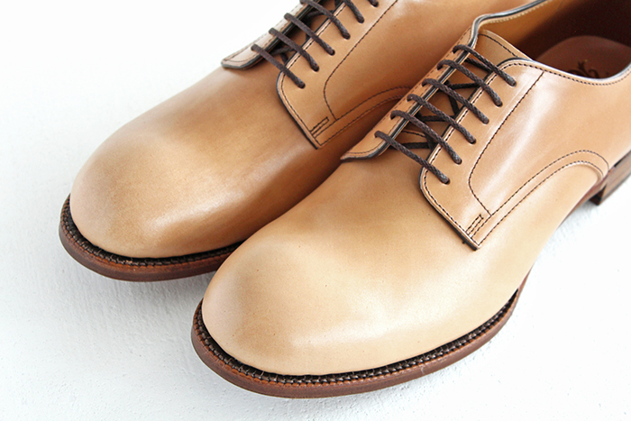 chausser ショセ ナチュラルコードバン プレーントゥレースアップシューズ C-7930 cordovan メンズ 靴 | hana  online-shop楽天市場店