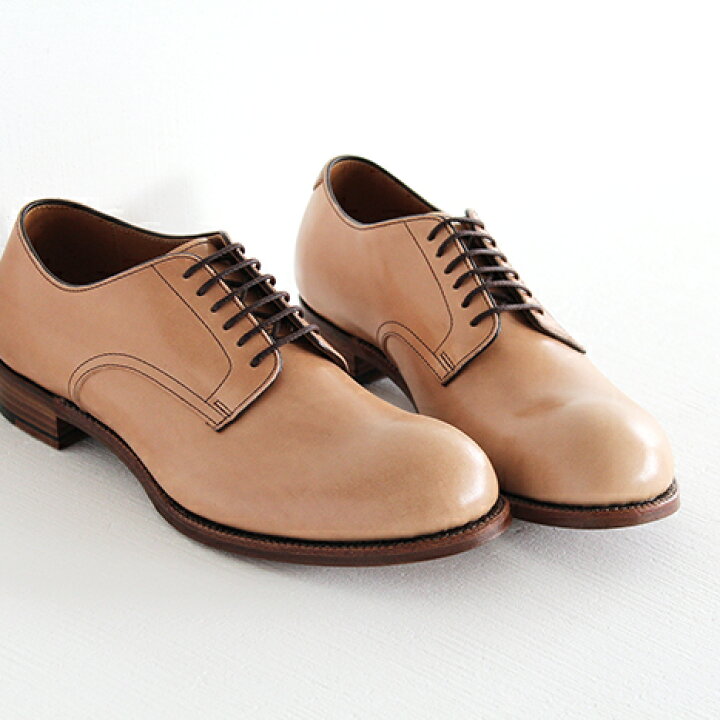 楽天市場】chausser ショセ ナチュラル コードバン プレーントゥ  