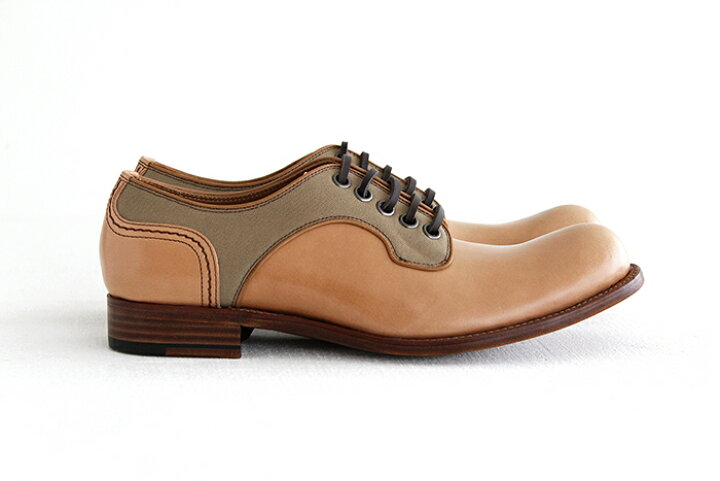 楽天市場】chausser ショセ ナチュラル コードバン プレーントゥ 