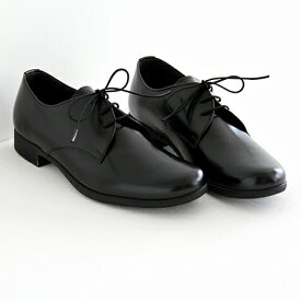 ショセ トラベル シューズ / TRAVEL SHOES by chausser トラベルシューズ バイ ショセ プレーントゥ レースアップシューズ TR-008 BLG ガラスレザー レディース 靴