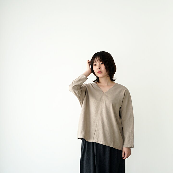 楽天市場】evam eva エヴァムエヴァ silk linen pullover シルク 