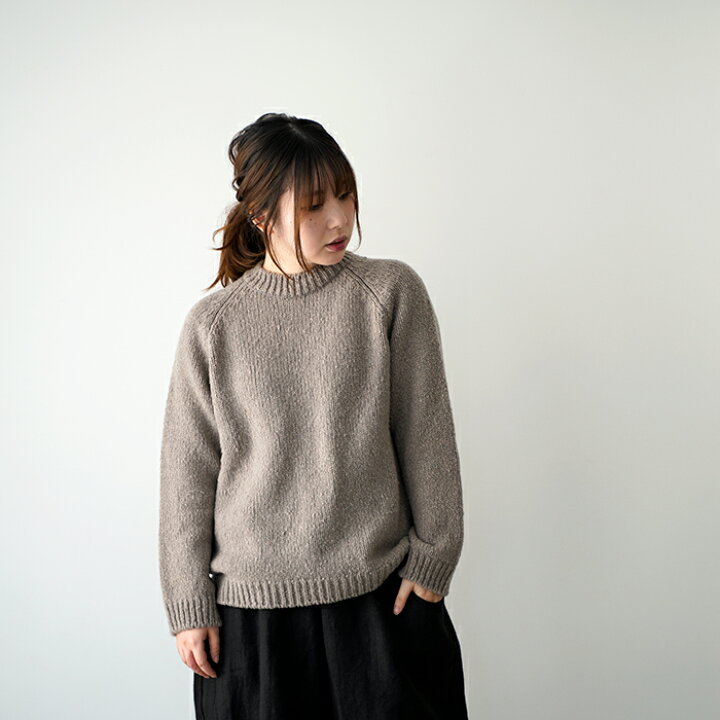 楽天市場】evam eva エヴァムエヴァ ニット renew-wool raglan 