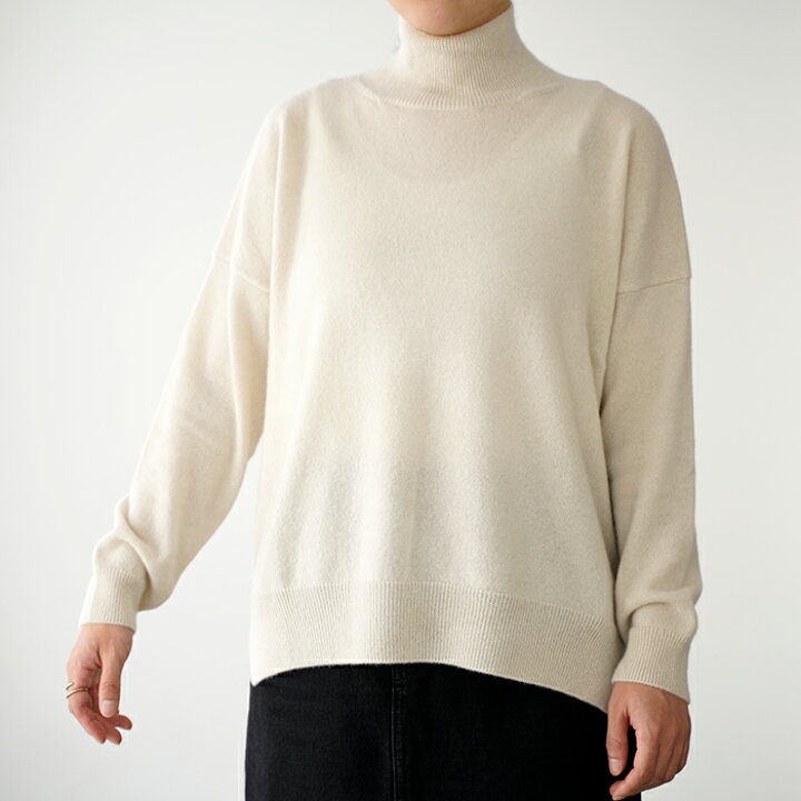 楽天市場】evam eva エヴァムエヴァ カシミヤ タートルネック cashmere 