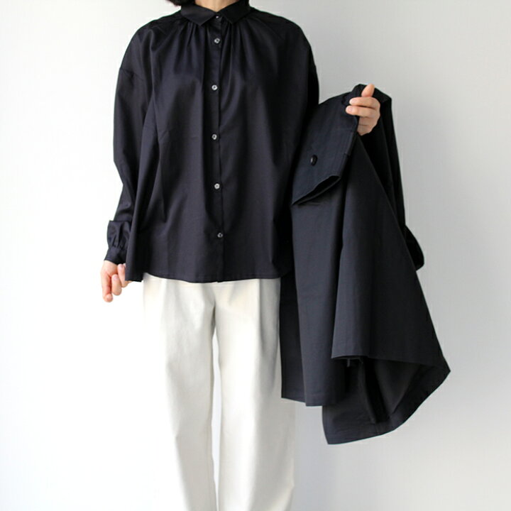楽天市場】Honnete オネット LONG SLV GATHER SHIRTS ロングスリーブ 