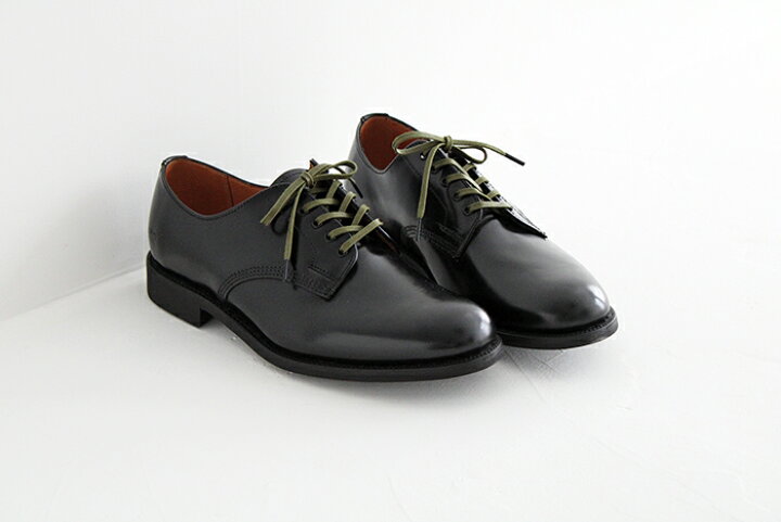 ◇ SANDERS サンダース MILITARY OFFICER SHOE サイズ7 1/2 ブラック 