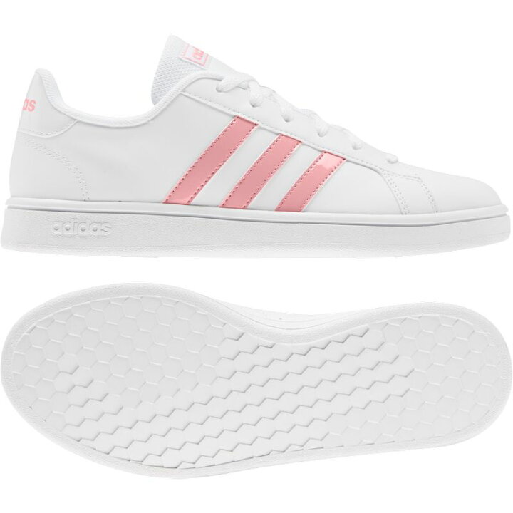 楽天市場 アディダス Adidas スニーカー レディース Ajp Eg4055 Grandcourt Base W Eg4055 フットウェアホワイト グローリーピンク フットウェアホワイト 靴 シューズ 21sp H445 あす楽 シューズ愛ランド 楽天市場店