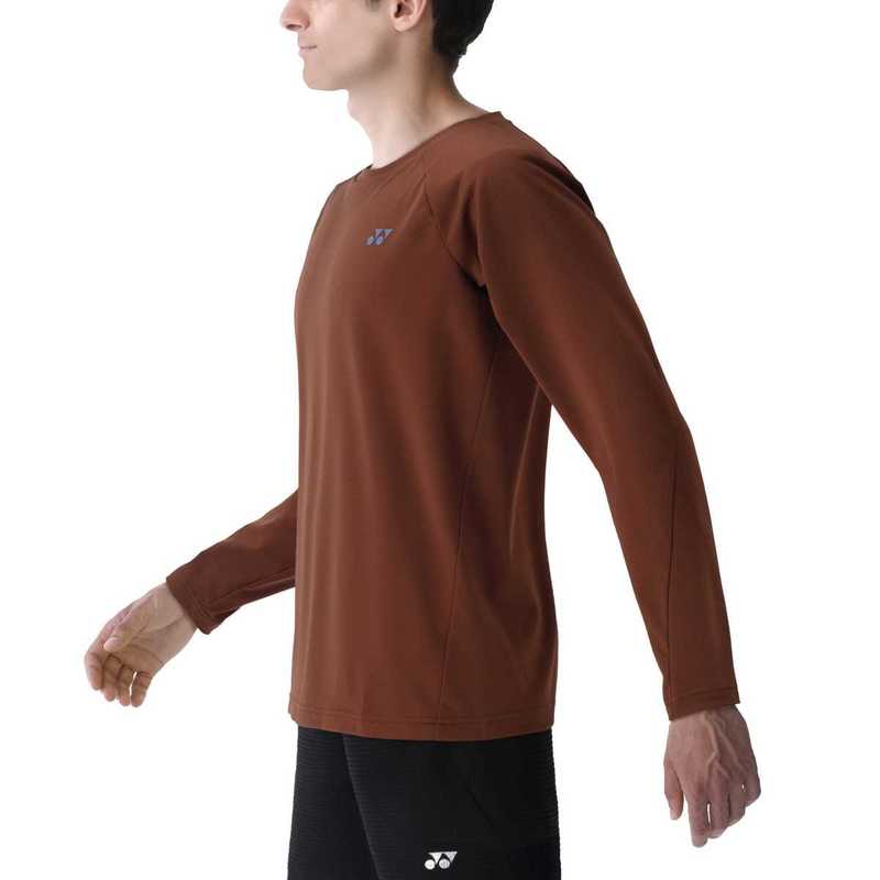 定番のお歳暮 ヨネックス YONEX 16650 トップス(ユニ) DBR ユニロングスリーブTシャツ ウェア ダークブラウン メンズウェア 