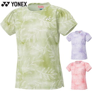 ヨネックス レディース ウィメンズゲームシャツ バドミントン ウェア 競技 半袖 トップス UVカット 吸汗速乾 制電 送料無料 YONEX 20807