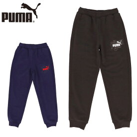 プーマ ジュニア キッズ GRAPHIC PANTS TR アパレル スウェットパンツ ブラック 黒 ネイビー PUMA 677736