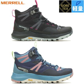 メレル レディース SIREN 4 MID GORE-TEX スニーカー 靴 シューズ ゴアテックス 透湿 防水 ハイキング アウトドア ミドルカット 軽量 ブラック 黒 送料無料 MERRELL W037282 W037288