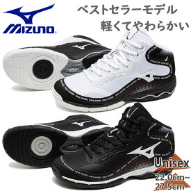 ミズノ メンズ レディース ウエーブダイバース DE 2 スニーカー 靴 シューズ フィットネス エクササイズ ダンス ミッドカット ホワイト 白 ブラック 黒 送料無料 Mizuno K1GF2374