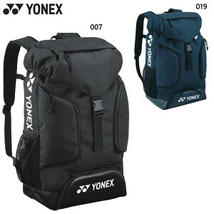 37L ヨネックス メンズ レディース バックパック バッグ 鞄 再帰反射 500mlペットボトル収納ポケット チェストベルト 内ポケット シューズポケット ブラック 黒 ネイビー 送料無料 YONEX BAG158AT