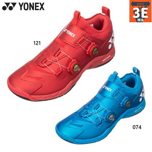3E相当 幅広 ワイド ヨネックス メンズ レディース パワークッションインフィニティ バドミントン 靴 シューズ 競技 日本バドミントン協会審査合格品 ブルー レッド 青 赤 送料無料 YONEX SHBIF2