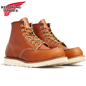 正規取扱店 レッドウィング メンズ 6インチ クラシックモック 6-inch Classic Moc ブーツ ワークブーツ 靴 シューズ オロ レガシー ワイズE Made in USA ブラウン 茶色 送料無料 RED WING 875