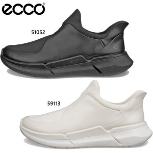 エコー レディース BIOM 2.2 W TRAVEL SLIP-ON スニーカー 靴 シューズ ウォーキング 旅行 散歩 スリッポン 本革 レザー シンプル カジュアル ホワイト 白 ブラック 黒 送料無料 ECCO 830823