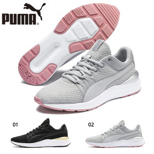 プーマ レディース アデラコア スニーカー 靴 シューズ ブラック 黒 グレー 灰色 送料無料 PUMA 370544