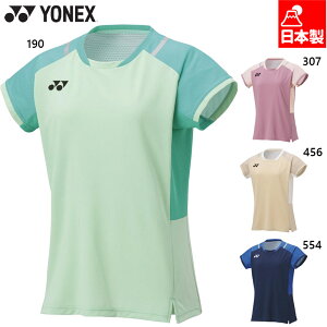 ヨネックス レディース ウィメンズゲームシャツ バドミントン ウェア 競技 テニス ネイビー ピンク ベージュ 送料無料 YONEX 20845