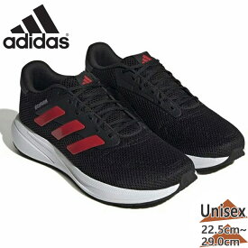 アディダス メンズ レディース RESPONSE RUNNER レスポンスランナー スニーカー 靴 シューズ ランニングシューズ ランシュー ジョギング 運動 通学 ブラック 黒 送料無料 adidas ID7334